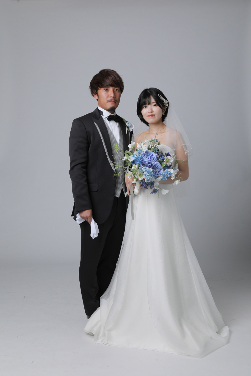 初めはかっちりと