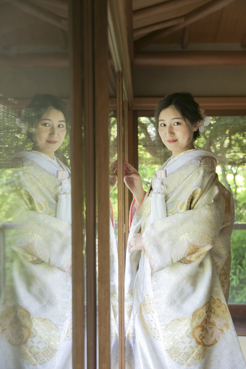 ご新婦様のソロショット。