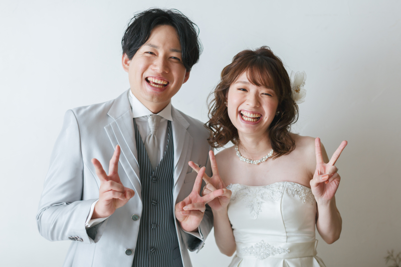 最後はピースで◎