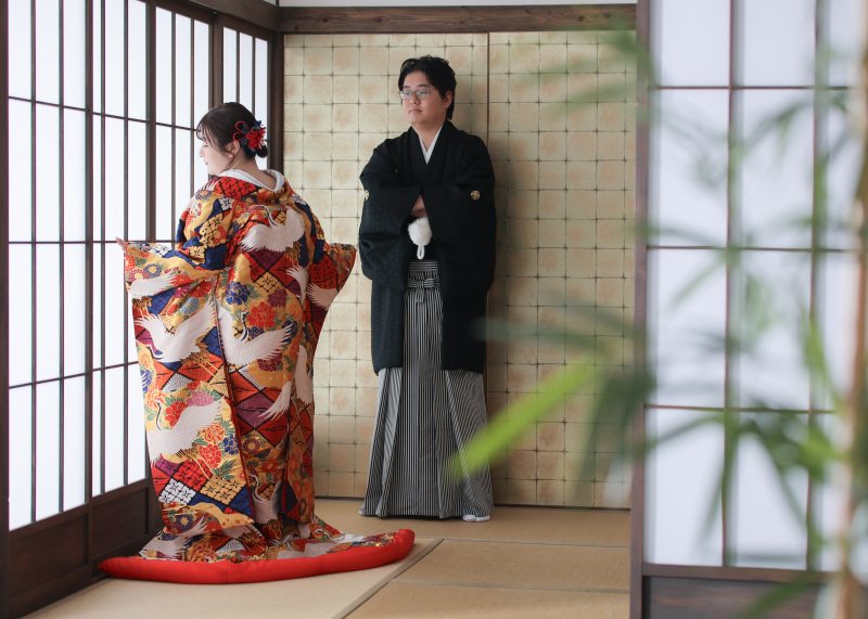 凛々しい後ろ姿