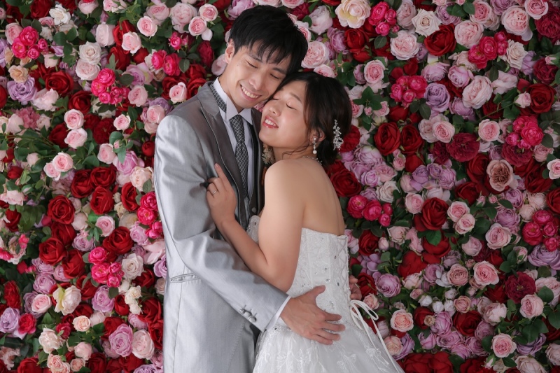 洋装でもくっついて!