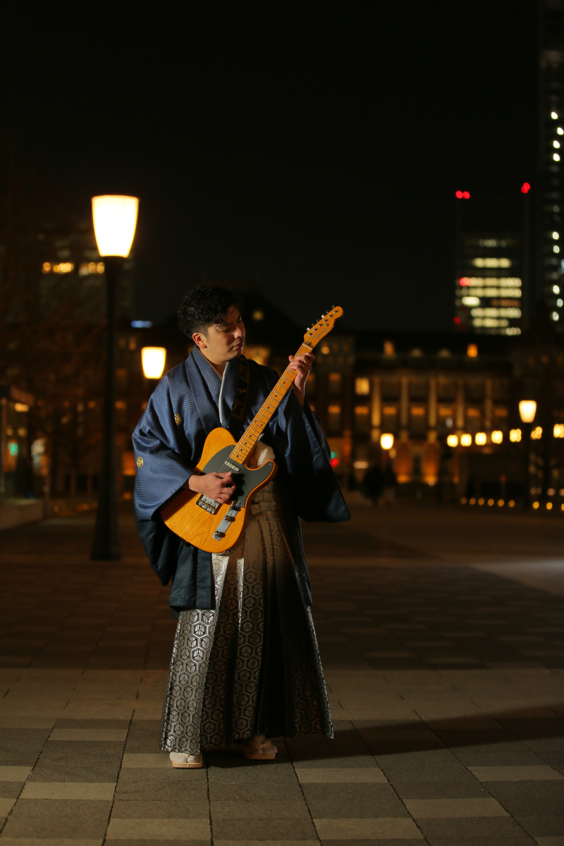 ご新郎様とギター