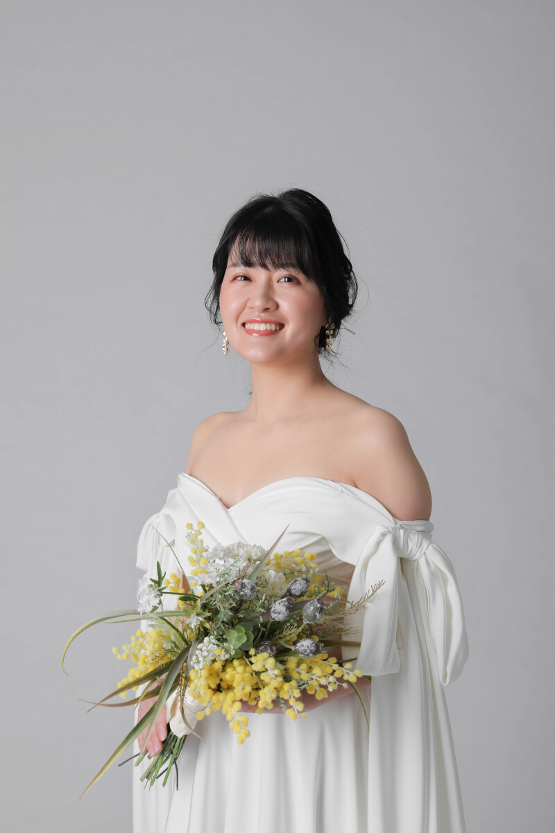 続いて新婦様もお一人で〜