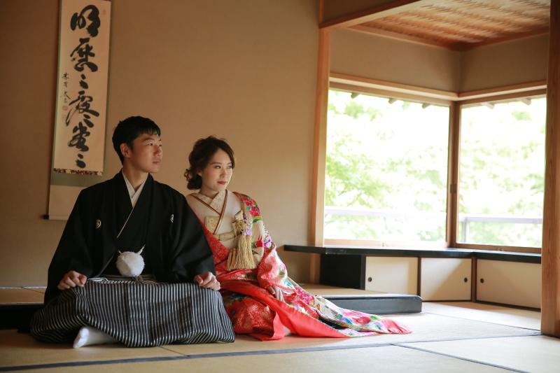 和室でしっぽり