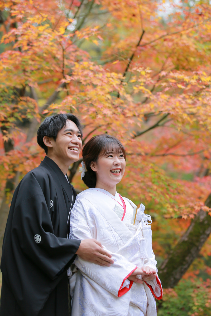 紅葉に包まれて