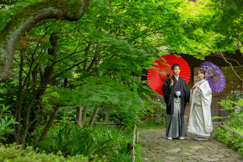 お庭に出てみましょう