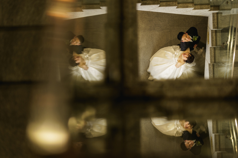 高低差を利用して