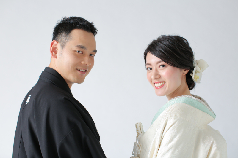 白無垢×和装コーディネート