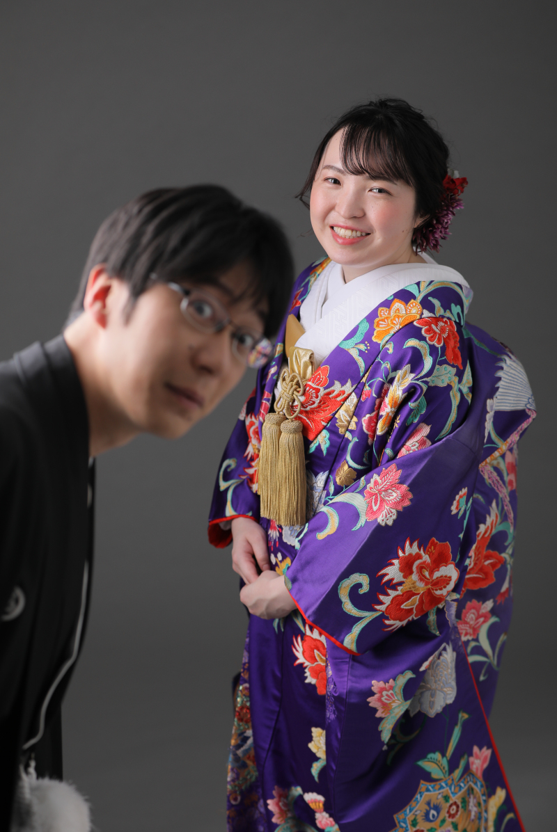 和装のスタジオでも2人らしさを大切に#撮る結婚式