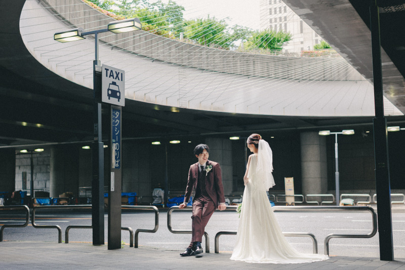 タクシー乗り場を発見