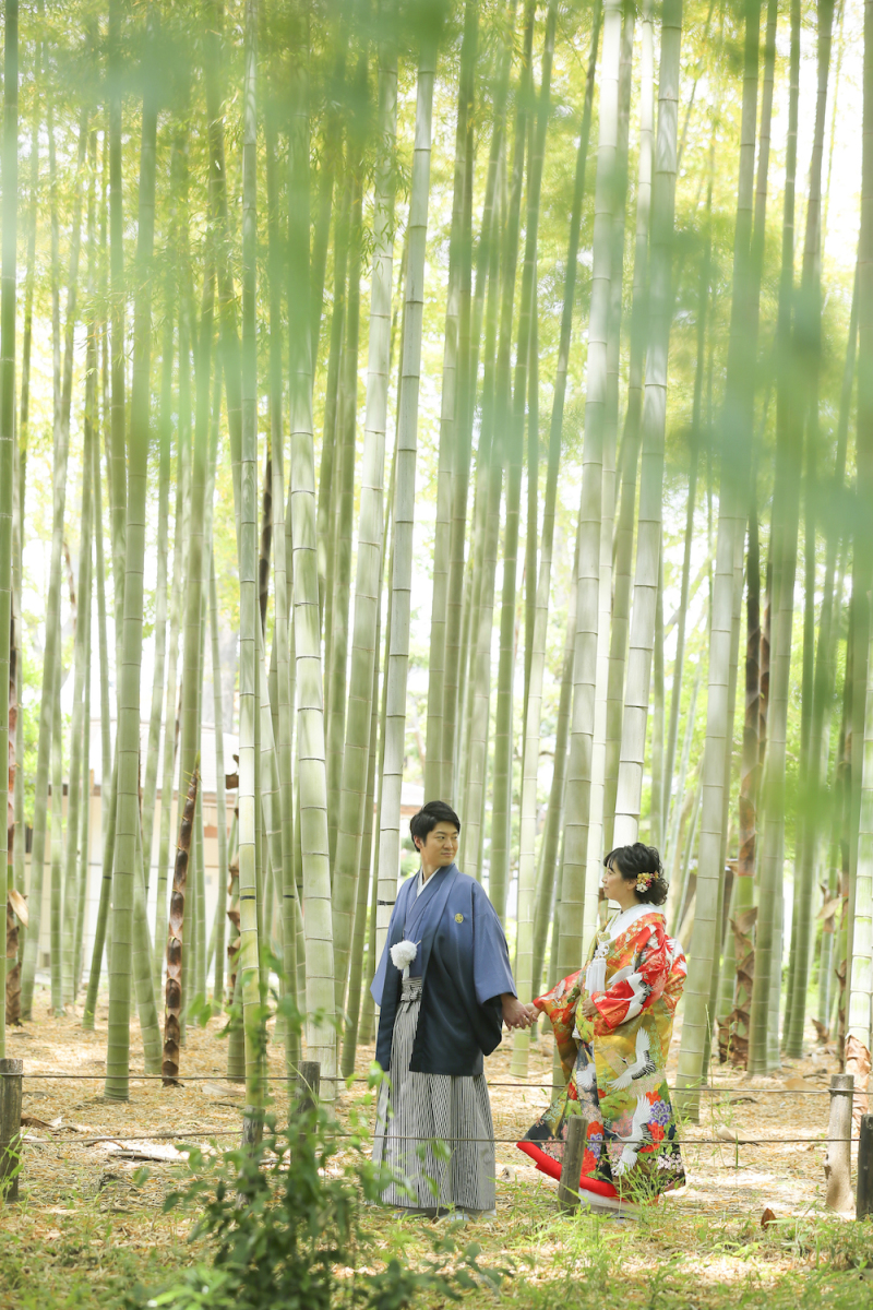 新緑のきれいなロケ地で和装撮影しませんか