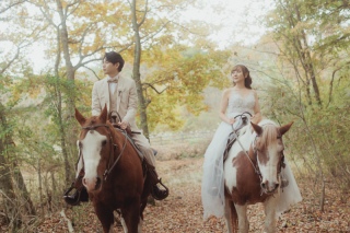 富士で乗馬ロケーション