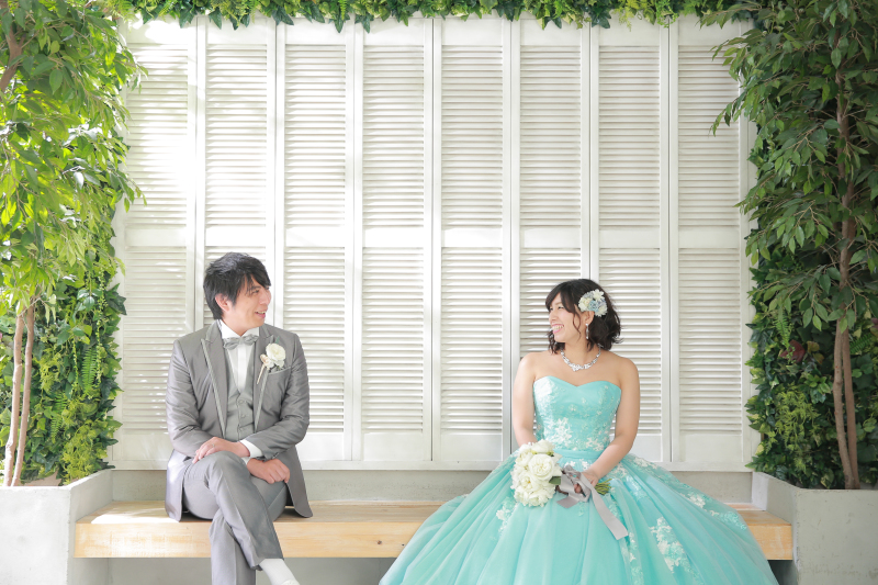 カラードレスにチェンジして