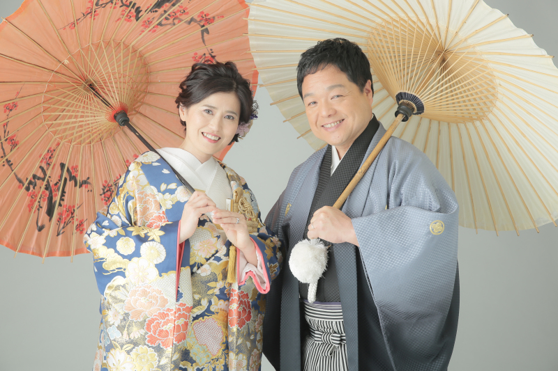 「番傘で華やかに」