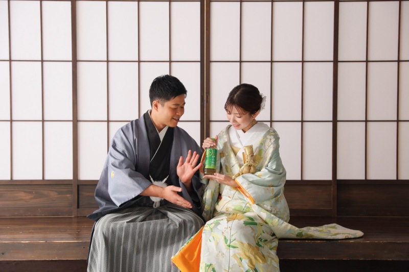 縁側でほっと一息