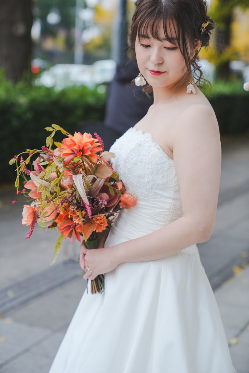 新婦様のソロショット