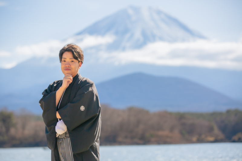 ご新郎様のソロショット。