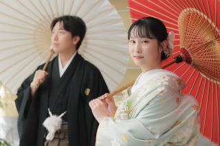 屋内庭園で二着プラン