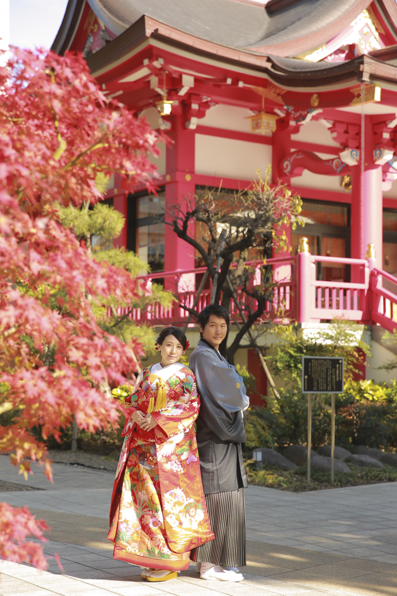 紅葉も少し残ってる！