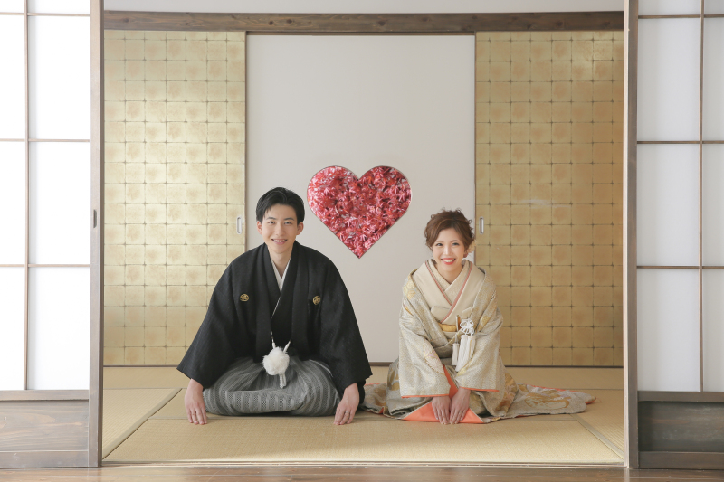 ハートの猪目窓で正座！