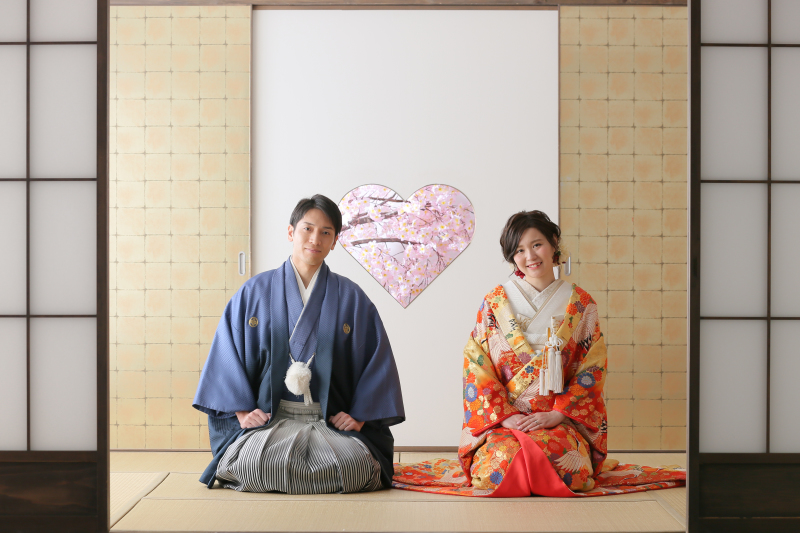 ハートの猪目窓♡