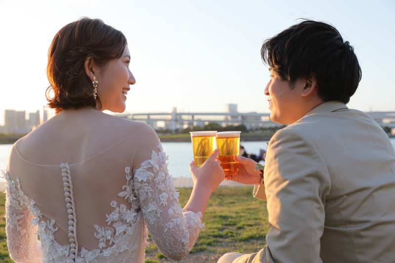 お台場海浜公園ロケ！