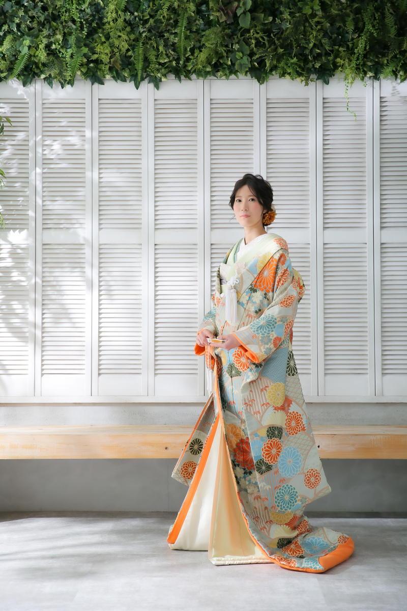 続いてはご新婦様ソロカット!