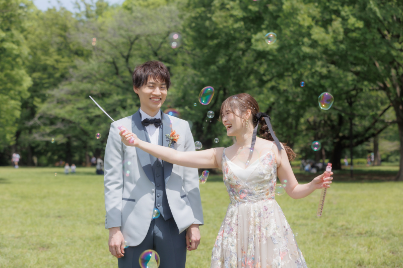 大きなシャボン玉