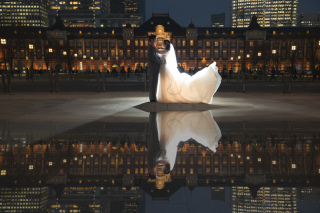 夜景煌めく東京駅ロケーション