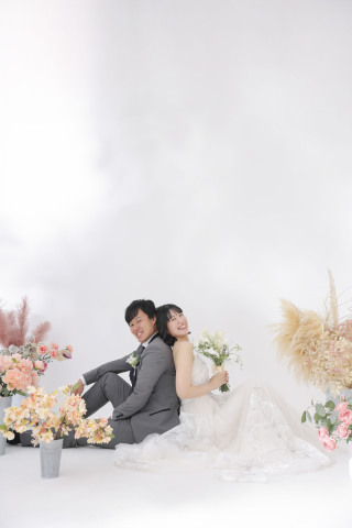 ハウススタジオで2着撮影