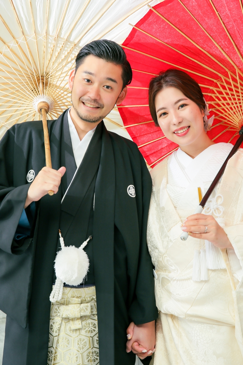 2人で寄り添いながら