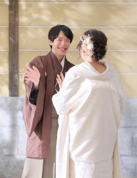 にっこり笑顔の新郎様！