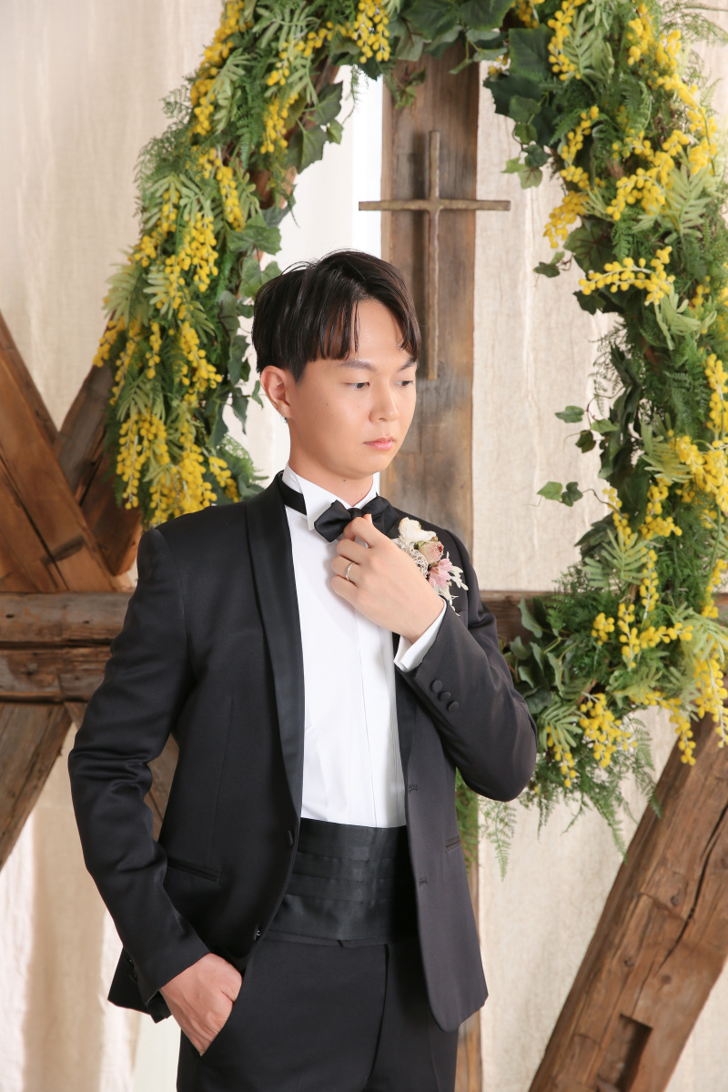 ご新郎様ソロショット