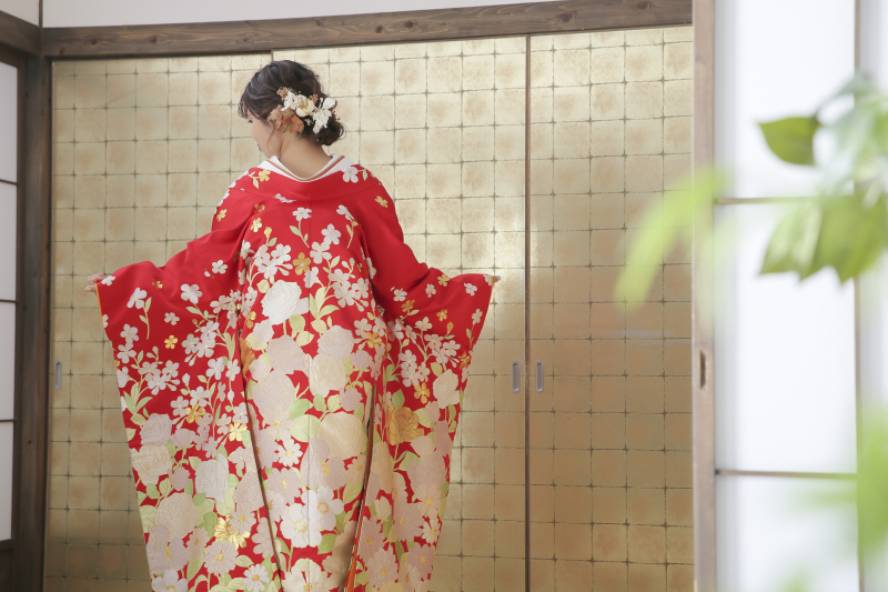 ご新婦様の後ろ姿！