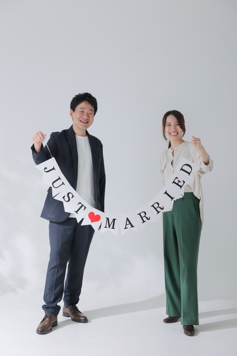 JUST MARRIED！