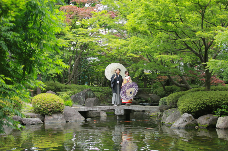 橋の上での・・・