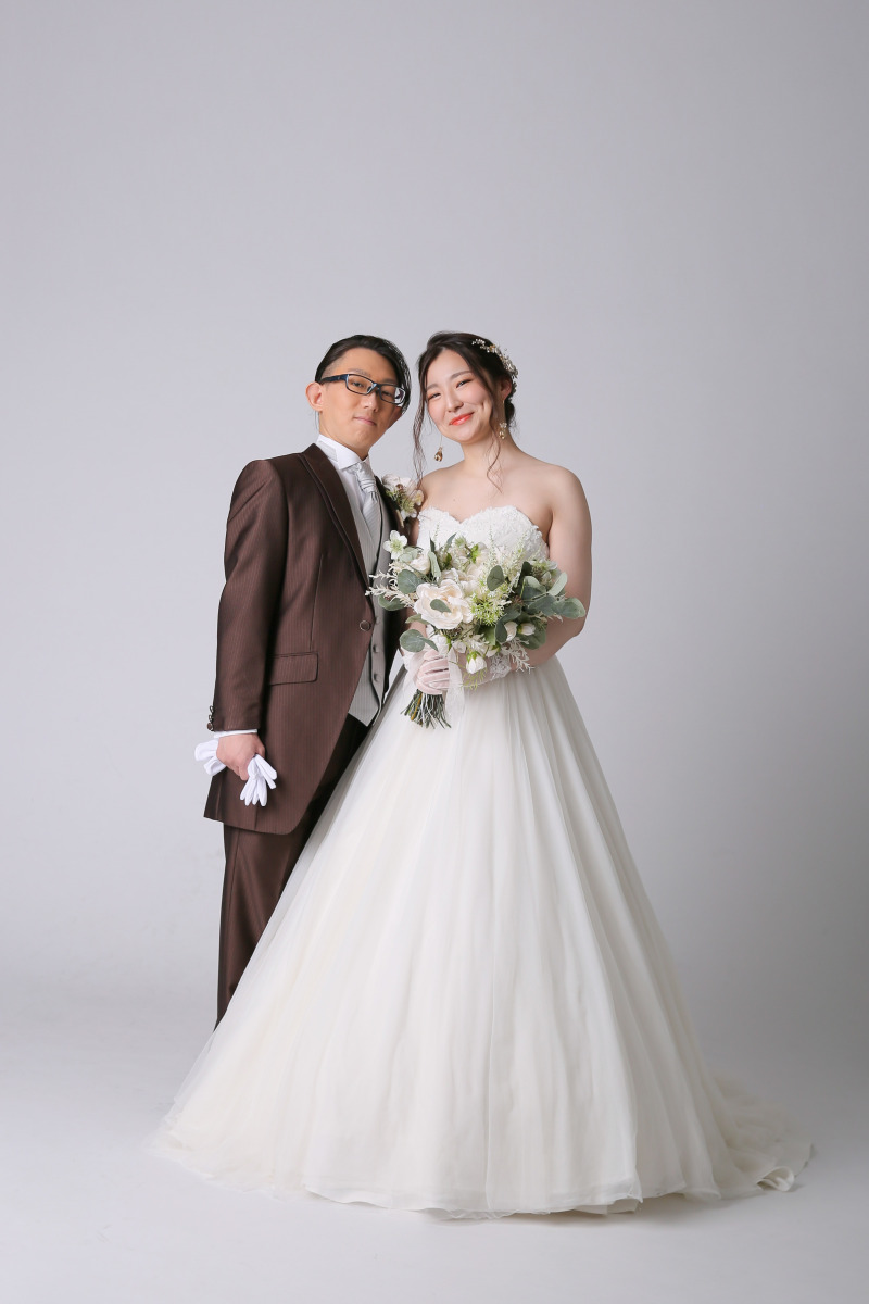 始めはかっちりと