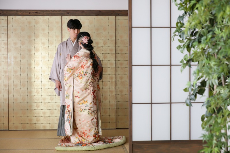 後ろ姿も見つめあって♪