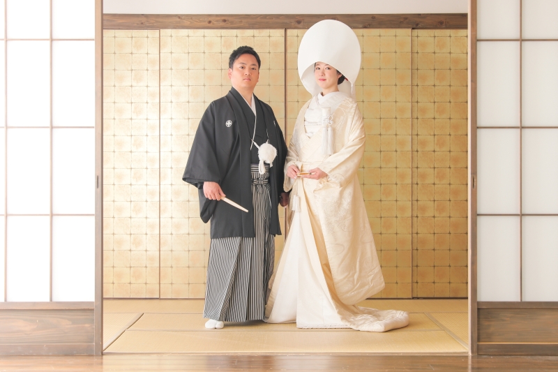 白無垢×綿帽子