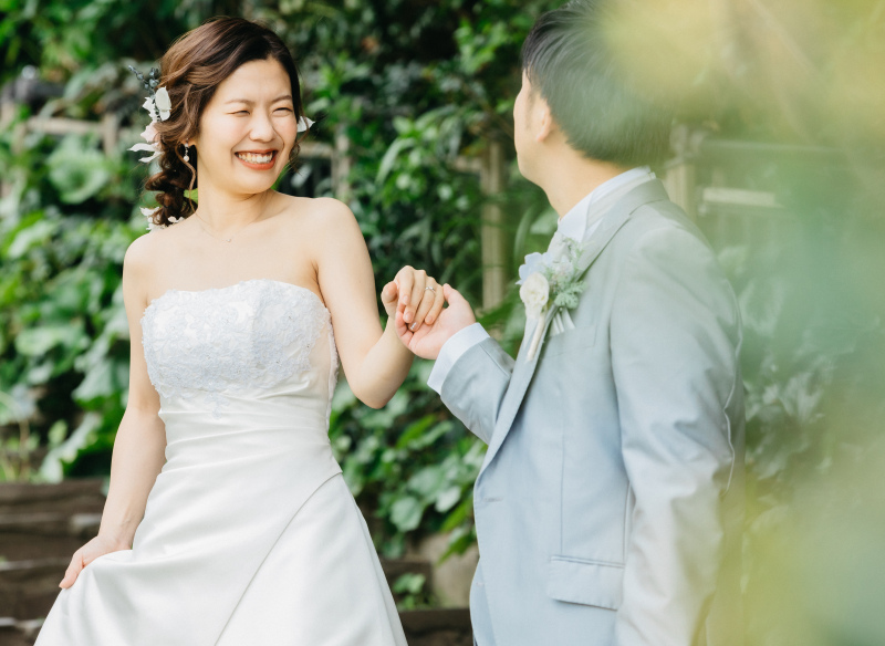 海辺での撮影はもちろん緑いっぱいの中での撮影も◎