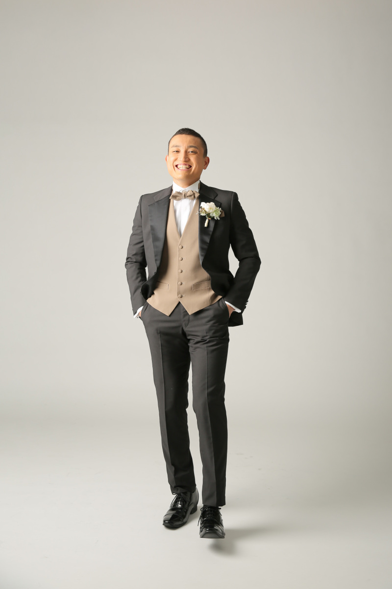 ご新郎様のソロショット