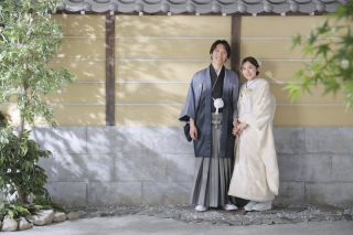 和装のスタジオ撮影