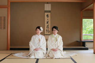 姉妹夫婦で撮影