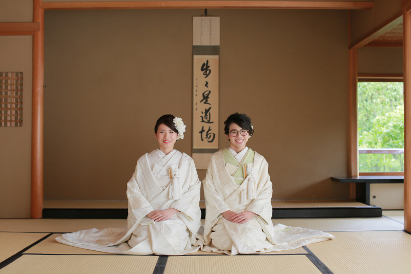 姉妹夫婦で撮影