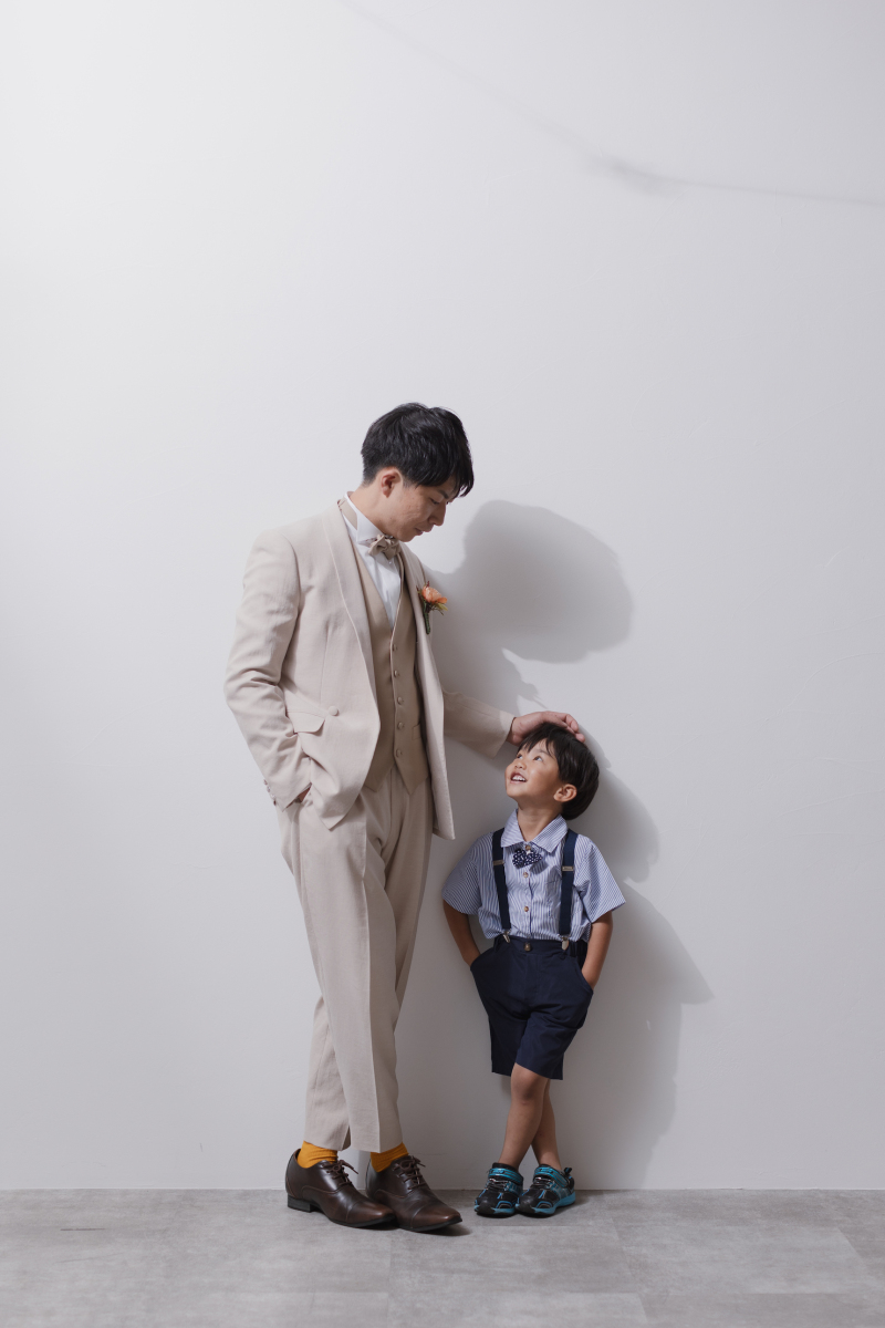 新郎様と子供