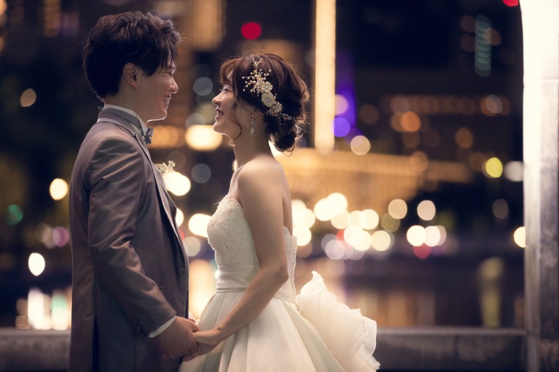 モダンな夜景フォト