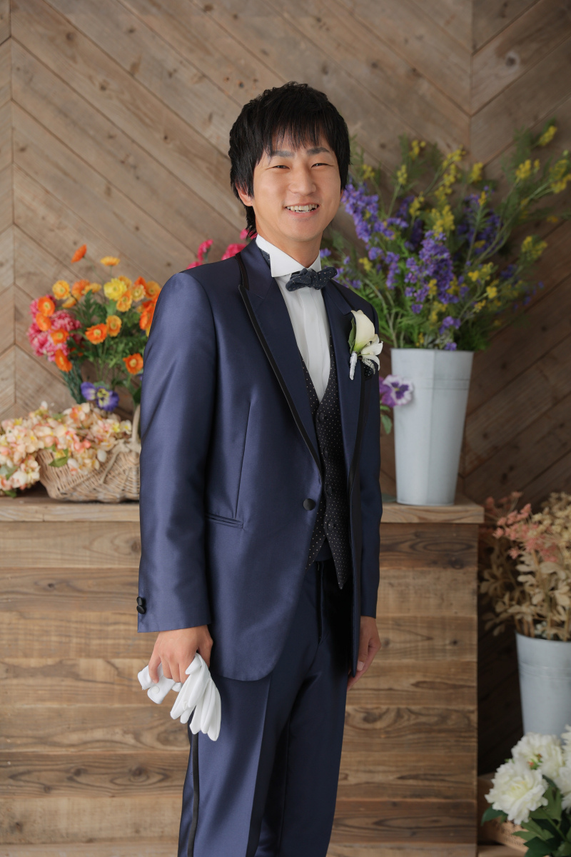 新郎さまもとっても素敵な笑顔