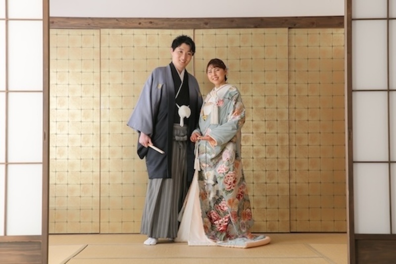 きっちりした立ち姿