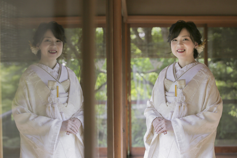 ご新婦様のソロショット。