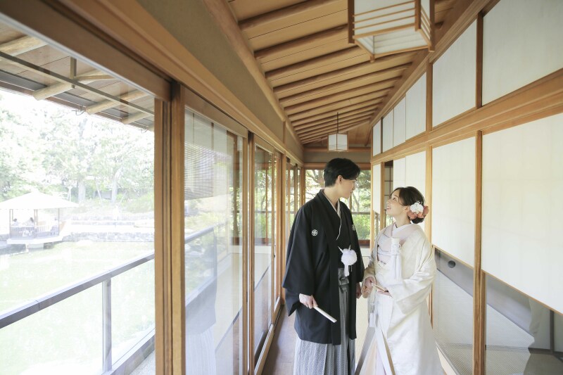 廊下でのショット